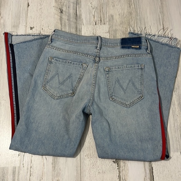 Mother The Insider Crip Step Fray Size 26.  Thanks, Again Racer Color - Picture 5 of 12